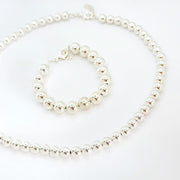 Silberne Perlen Halskette - LEAL Halsketten KOOMPLIMENTS 
